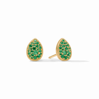Pave Teardrop Stud