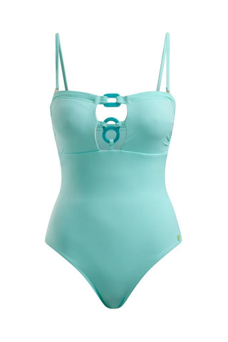 Trim Bandeau Swimsuit