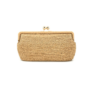 Raffia Clutch