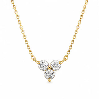 Donna Triple Stone Necklace