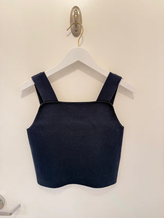 Wide Strap Knit Tank
