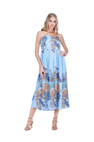 Gathers Tube Dress
