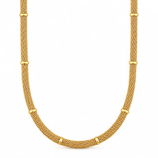 Cosette Beaded Round Mesh Chain