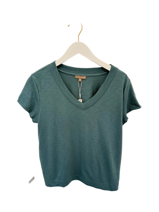 Relaxed Short Sleeve V-Neck Tee