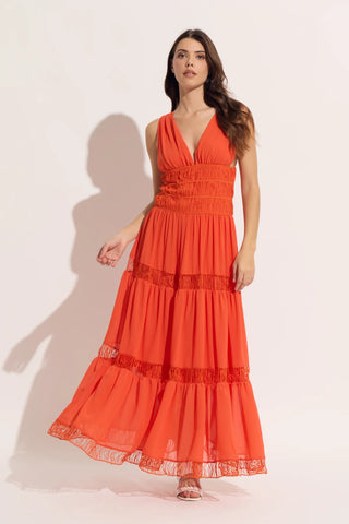 Lace Combo Maxi Dress – Monkee's of Burlington