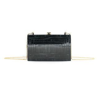 Onyx Box Clutch