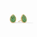 Pave Teardrop Stud