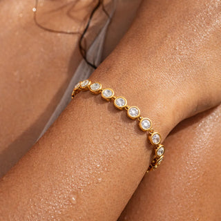 Caella Bazel Tennis Chain Bracelet