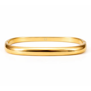 Fae Rounded Square Bangle Bracelet