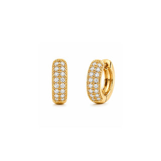 Yolanda Huggie Hoop Earring