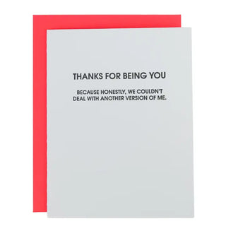 Thanks For Being You